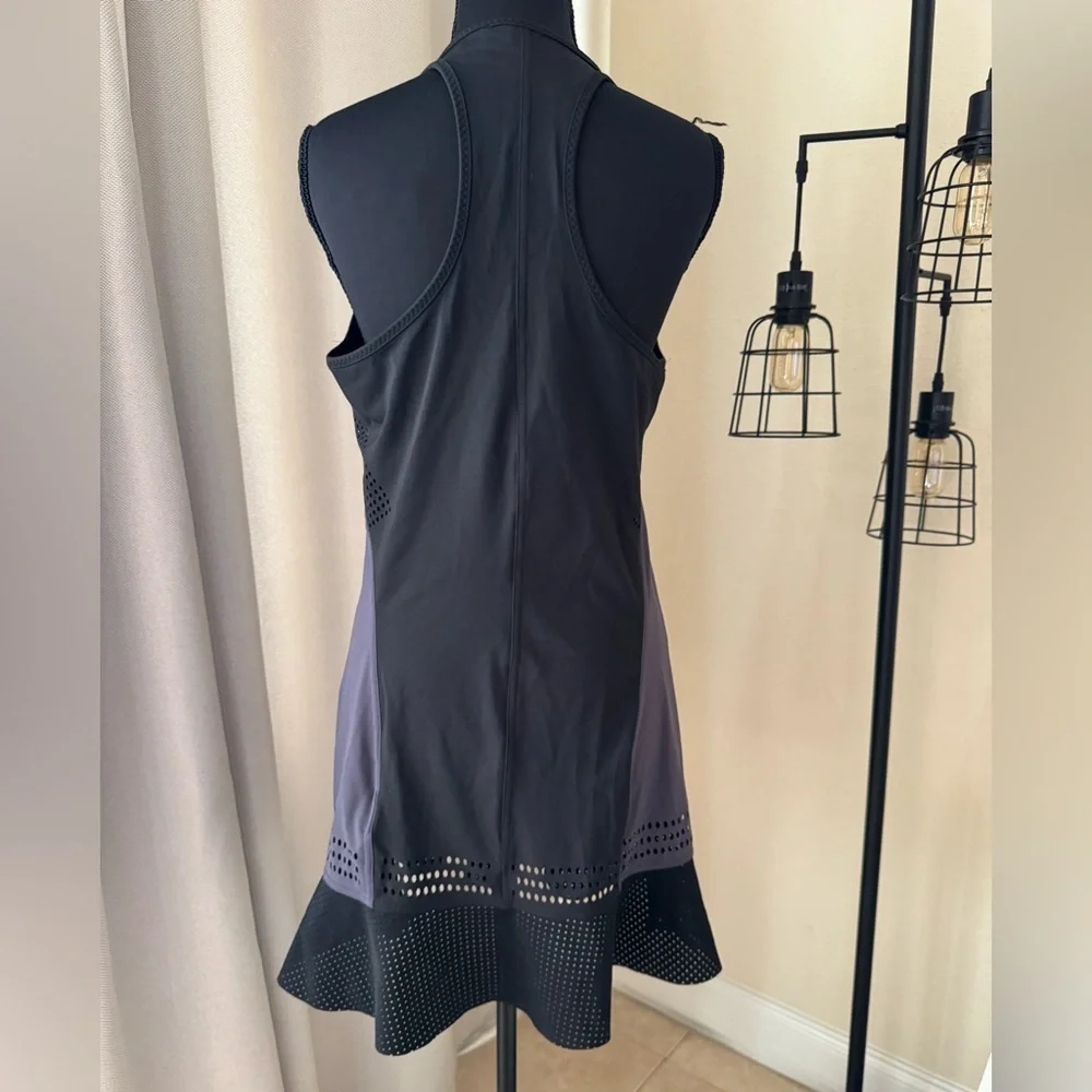 ADIDAS Stella McCartney Black Tennis Dress with BRA Size Large - Picture 7 of 10